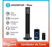 Ventilador de Torre de 40'', Inteligente, Control App, Alexa y Google Home, Ventilador Portátil con Oscilante, Temporizador 24h
