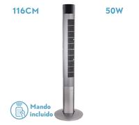Ventilador de torre principe plata 3vel 50w remoto oscilante temporiz