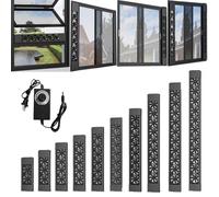 Ventilador de ventana extensible, ventilador de ventana para dormitorio y cocina, Velocidad ajustable del viento, No se requiere perforación