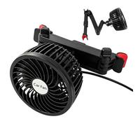 Ventilador Del Asiento Trasero Del Automóvil: Enfriador De Ángulo Ajustable, Brazo De Extensión Telescópico, Ventilador Montado En El Reposacabezas | Potente sistemä De Circulación De Flujo De Aire, C