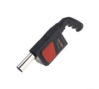 Ventilador eléctrico portátil para barbacoa para encendido rápido, fuelle de mano para fogata, parrilla de chimenea, soplador de aire con control de polvo para cocinar al aire libre, 26,5 cm para