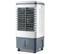Ventilador Enfriador de Aire Evaporativo 65W, Humidificador Compacto con Filtro Antipolvo, Velocidad Máx 5.5 m/s, Oscilación Automática, Ideal para Oficina y Dormitorio, Enchufe UE