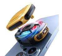 Ventilador Enfriador Para Teléfono Ventilador Portátil Para Móvil | Pantalla Digital Ventilador Inteligente Magnético Unisex Para Clima Cálido Juegos Móviles Hogar Viajes Dispositivos