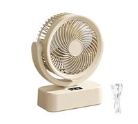 Ventilador Escritorio - Acción Oscilación, Enfriador De Noche De 20.7x24.4x9.2cm, Máquina Para Circulación De Aire Portátil, Soplador De Mesa De ABS Fuerte | Dispositivo Frío para Hombres