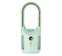 Ventilador Escritorio Sin Aspas Circulador USB Recargable 1800mAh Luz
