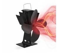 Ventilador estufa leña ligero ventilador de chimenea ventilador silencioso
