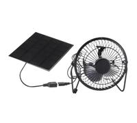 Ventilador Extracción Solar Circulación de Aire Portátil 5W Enfriamiento