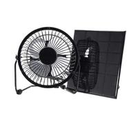 Ventilador Extracción Solar Circulación de Aire Portátil 5W Resistente a la