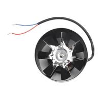 Ventilador extractor de 180 mm, ventilador de conducto en línea de 4 m³/min para cocina, baño, oficina, soplador de escape silencioso de humo 50 W 220 V~ compatible con tubos de 180-190 mm