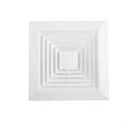 Ventilador extractor de techo integrado, ventilador de ventilación silencioso, potente extractor de pared, ventana, techo para cocina, garaje, baño (20 x 20 cm)