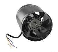Ventilador extractor de tubo de 150 mm, 200 - 600 m³/h, silencioso, hojas de metal, ahorro de energía, para fuerte succión, resistente a la presión, para cocina, restaurante, oficina, taller, inodoro