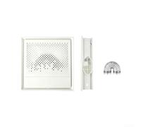 Ventilador Extractor para techo Bajo Consumo Plano 66mm - Flujo Aire 197m³/h Silencioso para Salón y Dormitorio 300x300mm(cloud)
