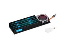 Ventilador for disco duro de estado sólido 2280 22110 con disipador de calor, radiador y almohadilla térmica.(Cable)
