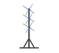 Ventilador holográfico 3D de 4 aspas, 52 cm y 65 cm, Ideal for Publicidad, exhibición holográfica 3D for ferias, Fiestas y Eventos. Amplio ángulo de visión(52CM)