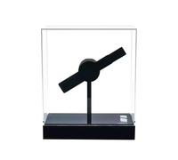 Ventilador holográfico 3D de Escritorio pequeño de 20 cm con 149 Cuentas LED, proyector de luz publicitaria holográfica LED Amplio ángulo de visión