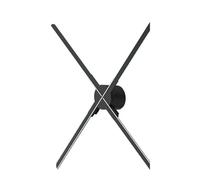 Ventilador holográfico LED inalámbrico de 77 cm for Exteriores, Resistente al Agua, for decoración de Bodas Amplio ángulo de visión