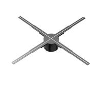 Ventilador holográfico Ventilador De Proyección Holográfica 3D De 62 Cm, Pantalla Publicitaria LED, Luz Holográfica, Reproductor Con Control Remoto, Compatible Con Imagen 3D para tiendas, bares y expo