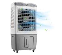 Ventilador Humidificador, 3 Velocidades,Tanque de 35L,3 en 1 Portable Air Conditioner Temporizador 7.5H,Oscilación Para El Hogar Y Oficinas Pequeñas