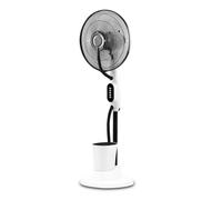 Ventilador humidificador pie iceberg blanco/negro 80w 3velocidades 3as