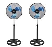VENTILADOR INDUSTRIAL AVANT 18" - 70W - 45CM - 2UDS EN CAJA - REJILLA DE NEGRA MESH PROTEGIDAS 3 VELOCIDADES AIRE MUY FUERTES - PRIMERA CALIDAD GARANTIZADA