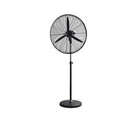 Ventilador industrial con aspas de aluminio. diametro de aspas 75cm. motor de alta claidad con filamento de cobre. base pesada de 6.5kg paa una mejor estabilidad. 195 cm