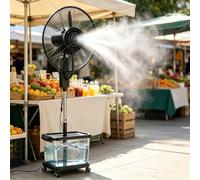 Ventilador industrial con Nebulizador con tanque de agua de 42L/11Gal