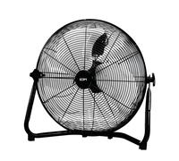 VENTILADOR INDUSTRIAL DE SUELO NEGRO 130W ASPAS: Ø50x58cm EDM