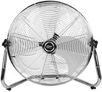 Ventilador industrial de suelo negro potencia: 45w aspas: ø30x41cm ed