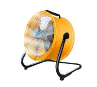 Ventilador Industrial de Tambor 24 con Ruedas, 4 Velocidades(16in) | Motor de cobre puro con corte térmico y ruedas integradas para moverlo fácilmente entre áreas de trabajo
