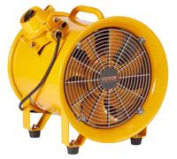 Ventilador industrial VEVOR, 550W, motor AC, 2850 RPM, caudal de aire de 1179 L/s (2500 CFM), ventilador axial, cable de alimentación de 3 metros, nivel de ruido de 75 dB, ventilador industrial, prote