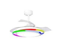 Ventilador LED Antila Mini RGB Blanco 45W 4500Lm CCT Dim