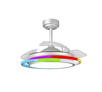 Ventilador LED Antila RGB Gris 65W 6500Lm CCT Dim