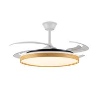 Ventilador LED aspas plegables Panam L 80W 8000Lm CCT