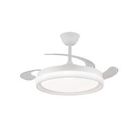 Ventilador LED aspas retráctiles Brisa Evo 72W 7920Lm CCT Dim