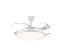Ventilador LED aspas retráctiles Charly L 80W 9000Lm CCT Dim