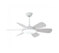 Wonderlamp Ventilador LED Clip Blanco (24W)