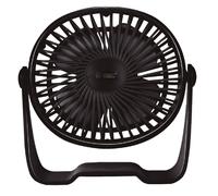 Ventilador Mini de Sobremesa USB Alua Gsc Evolution 3w Ø15cm - Colores Blanco / Aguamarina / Negro / Coral - Base Estable Black