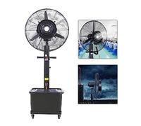 Ventilador Nebulizador De 3 Velocidades Ventilador Nebulizador Portátil Ventilador De Pedestal Ventilador De Pie Enfriador De Aire De Pedestal Inclinable A 45° Ventilador Eléctrico Industrial De 26 P