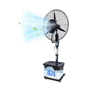 Ventilador Nebulizador de Exterior para Enfriamiento con Depósito de Agua de 42L, Ventilador Nebulizador de Pie, Oscilación de 90°, 3 Velocidades, para Uso Industrial, Comercial y Residencial