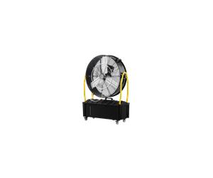 Ventilador Nebulizador Industrial Excalibur Negro/amarillo 3aspas Tanque Agua 25l