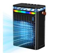 Ventilador Nebulizador Soplador De Escritorio De 6 Velocidades Con Luz De 7