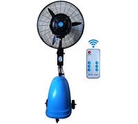 Ventilador Oscilante Vertical Con Nebulizador, Potente Pulverización, Humidificador, Atomización Silenciosa, Ventilador De Pedestal Ajustable, Giratorio Industrial Móvil, 50㎡, Refrigeración, 3 Veloci