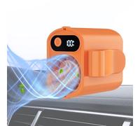 Ventilador para coche refrigerador de aire silencioso de 100 velocidades | Ventilador de clip con rotación de 360 grados para casa, dormitorio, cochecito, camping