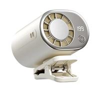 Ventilador para fijar en la rejilla de ventilación 199 Niveles de | Mini ventilador con pinza Verano, Playa, Festival, Senderismo, Pesca, Carreras