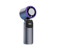 Ventilador portátil 199 velocidad ajustable con batería recargable de enfriamiento de cerámica de hielo superconductora Puerto USB para el exterior Puerto USB de la batería recargable de en