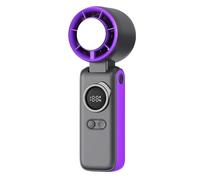 Ventilador Portátil - 6.77 X 2.36 X 1.96 Pulgadas | Enfriamiento Personal Recargable 3600 MAH | Mini Soplador Ajustable De 5 Velocidades | Pequeño Portátil Con Carga De Tipo C Y Cartel