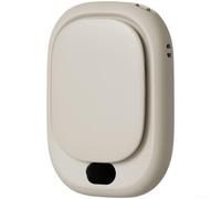 Ventilador portátil con clip recargable, motor silencioso sin escobillas, dispositivo de refrigeración, circulador de aire portátil alimentado por USB para (albaricoque)