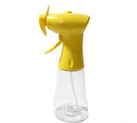 Ventilador Portátil con Pulverizador Agua Fría para instantánea(yellow) | para niebla refrescante para instantánea, tanque 500ml, reduce temperatura, plástico , uso interior exterior