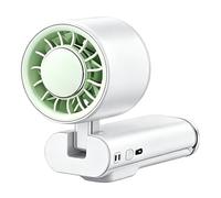 Ventilador portátil de 199 velocidades, 4000 mAh, recargable, bajo ruido | Ventilador recargable portátil para vacaciones en la playa, al aire libre, interior, viajes, hogar, oficina, camping