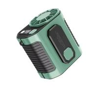 Ventilador portátil de cintura 4000mAh, ventilador USB recargable, Pantalla LED, 10 velocidades, hasta 28800RPM, mini ventilador de cinturón para trabajo, deporte y verano.